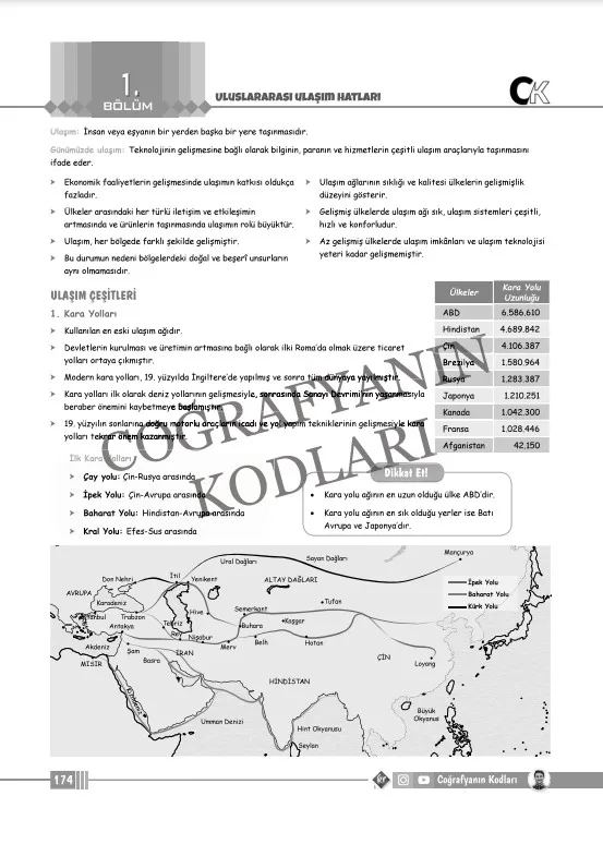 tyt-coğrafya-uluslararası ulaşım-hatları-ders-notu