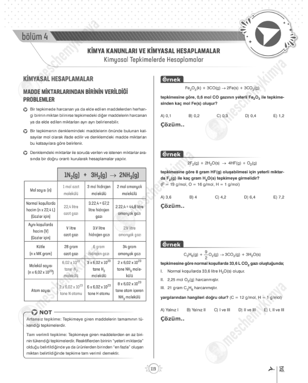 10.sinif-tyt-kimya-kimyasal-hesaplamalar-1-konu-anlatimi