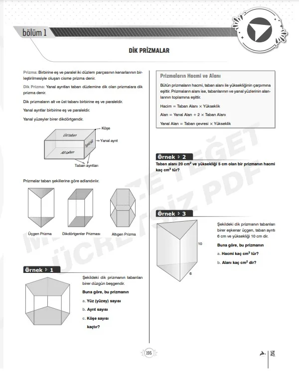 tyt-geometri-dik-prizmalar-konu-anlatımı