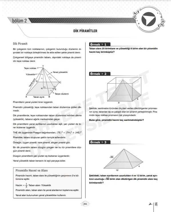 tyt-ayt-geometri-dik-piramitler-soru-çözümü