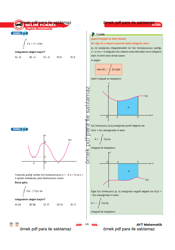 ayt-matematik-integral-alan-hesabı-1-konu-anlatimi