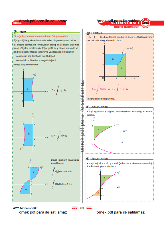 ayt-matematik-integral-alan-hesabı-3-konu-anlatimi