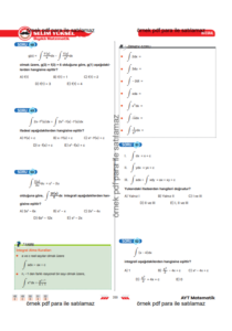 ayt-matematik-integral-integral-alma-kuralları-1-konu-anlatimi