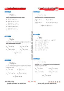 ayt-matematik-integral-integral-değişken-değiştirme-4-konu-anlatimi