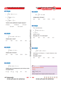 ayt-matematik-integral-türev-integral-arası-ilişki-2-konu-anlatimi