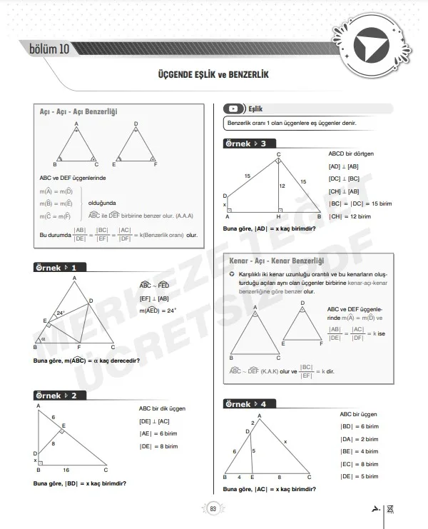 üçgende-benzerlik-konu-anlatımı