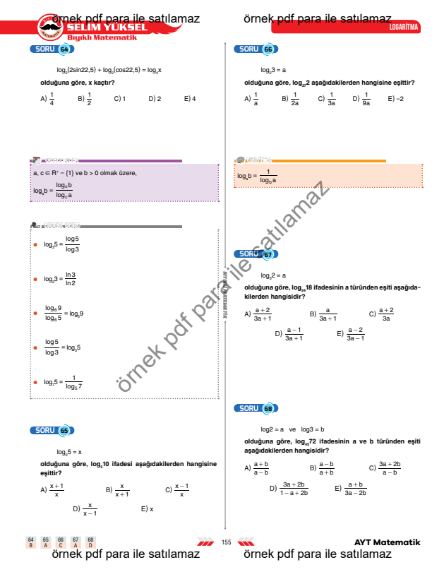 ayt-matematik-logaritma-logaritma-taban-değiştirme-konu-anlatimi