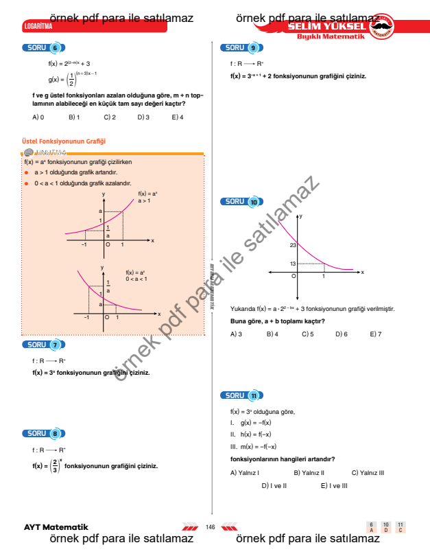 ayt-matematik-logaritma-üstel-fonksiyon-grafiği-konu-anlatimi