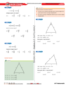 ayt-matematik-trigonometri-kosinüs-teoremi-konu-anlatimi