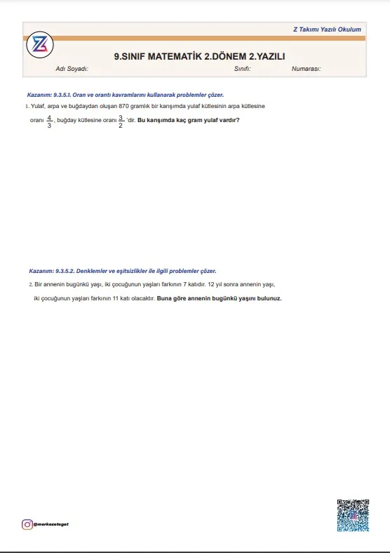 matematik-2.dönem-2.yazılı-soruları-9.sınıf