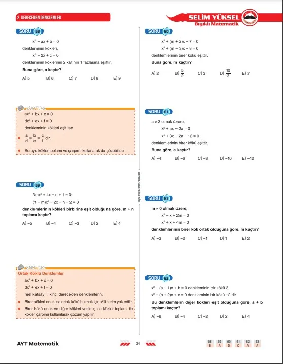 2.dereceden-denklemler-konu-anlatımı