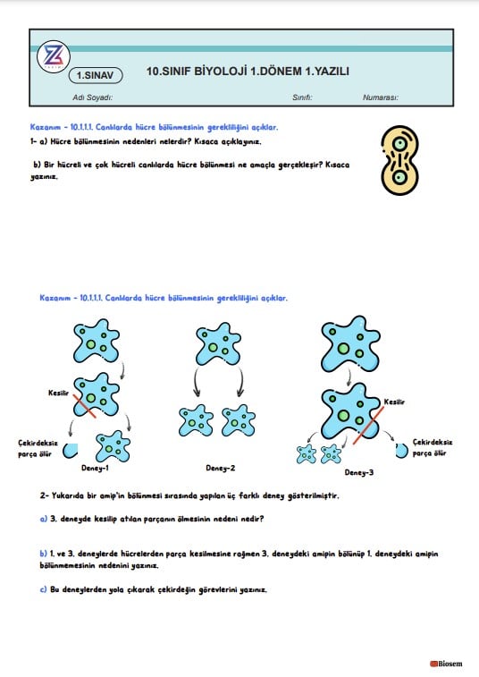 10.sinif-biyoloji-1.yazili-sorulari