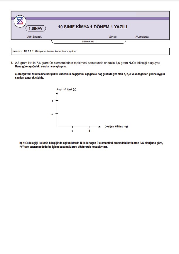 10.sinif-kimya-1.yazili-acik-uclu-sorular