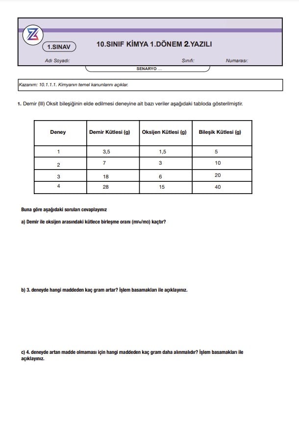 10.sınıf-kimya-1.dönem-2.yazılı