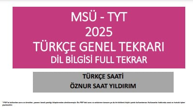 msu-turkce-tekrari